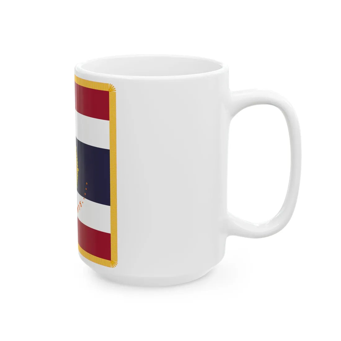 Royal Thai Army Unit Colours 1949-1979 (Cambodia) White Coffee Mug - Go Mug Yourself