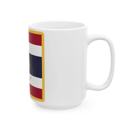 Royal Thai Army Unit Colours 1949-1979 (Cambodia) White Coffee Mug - Go Mug Yourself