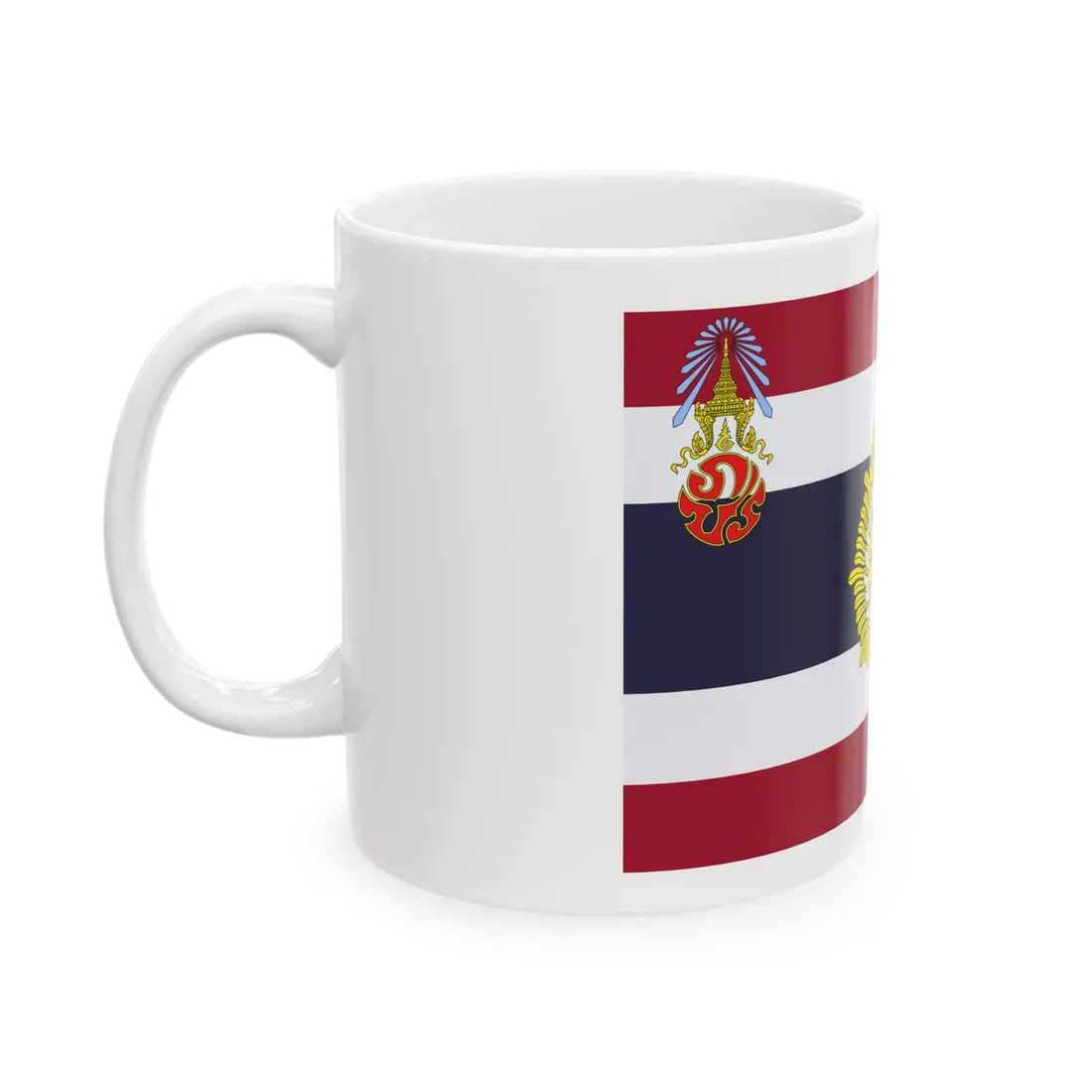 Royal Thai Army Unit Colours 1949-1979 Variant (Cambodia) White Coffee Mug - Go Mug Yourself