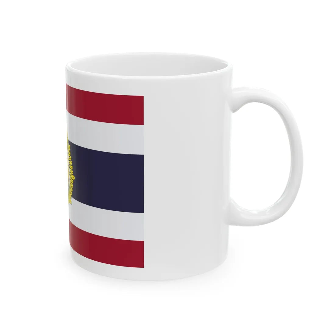 Royal Thai Army Unit Colours 1949-1979 Variant (Cambodia) White Coffee Mug - Go Mug Yourself