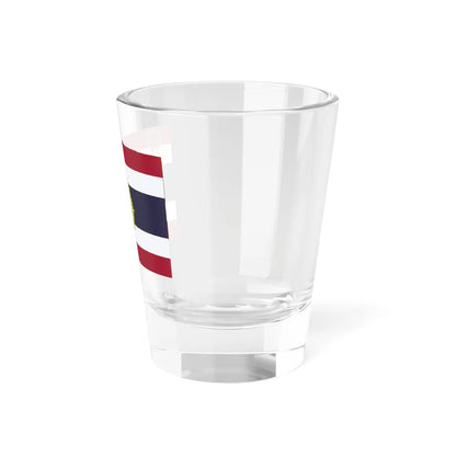 Royal Thai Army Unit Colours King Rama VIII Variant (Thailand) Shot Glass 1.5oz - Go Mug Yourself