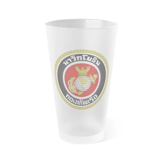 Royal Thai Marines - Frosted Pint Glass 16oz-16oz-Frosted-Go Mug Yourself