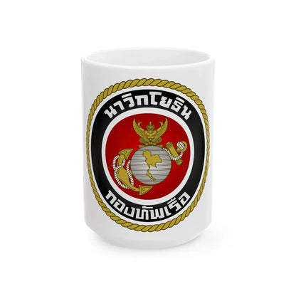 Royal Thai Marines - White Coffee Mug 15oz - Go Mug Yourself