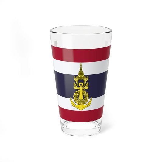 Royal Thai Navy Unit Colour (Thailand) Pint Glass 16oz 16oz - Go Mug Yourself