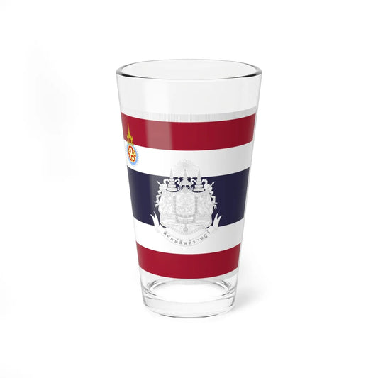 Royal Thai Police Colour (Thailand) Pint Glass 16oz 16oz - Go Mug Yourself