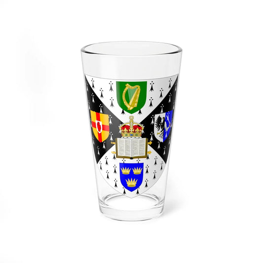 Royal University of Ireland arms (United Kingdom) (Coat of Arms) Pint Glass 16oz 16oz - Go Mug Yourself