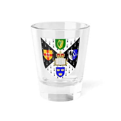 Royal University of Ireland arms (United Kingdom) (Coat of Arms) Shot Glass 1.5oz 1.5oz - Go Mug Yourself