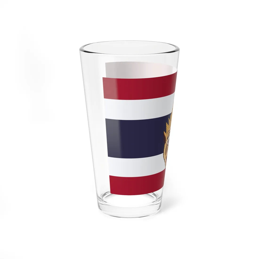 Royal Wild Tigers Naval Ensign (Thailand) Pint Glass 16oz - Go Mug Yourself