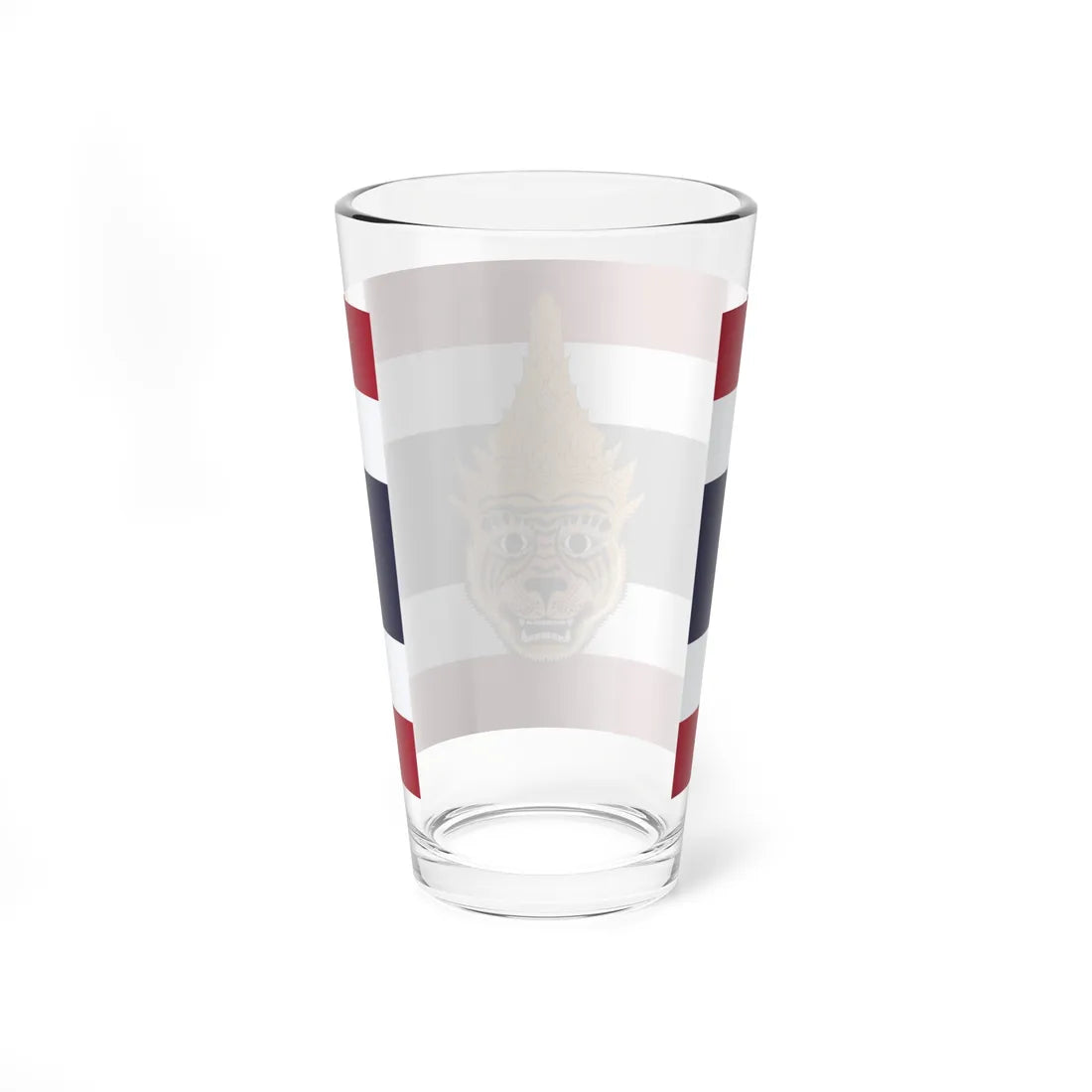 Royal Wild Tigers Naval Ensign (Thailand) Pint Glass 16oz - Go Mug Yourself