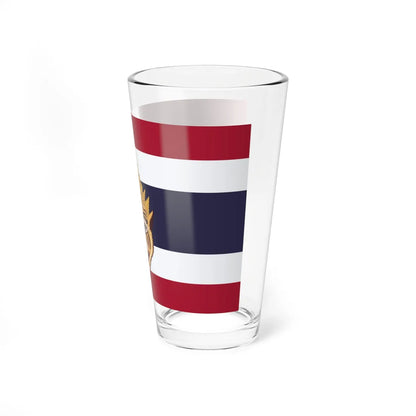 Royal Wild Tigers Naval Ensign (Thailand) Pint Glass 16oz - Go Mug Yourself