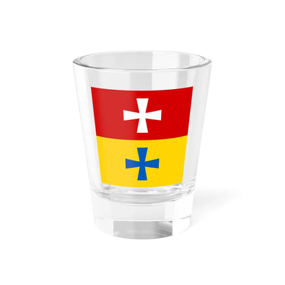 Rozhyshe flag (Ukraine) Shot Glass 1.5oz 1.5oz - Go Mug Yourself