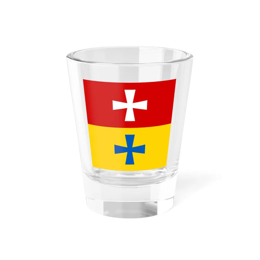Rozhyshe flag (Ukraine) Shot Glass 1.5oz 1.5oz - Go Mug Yourself