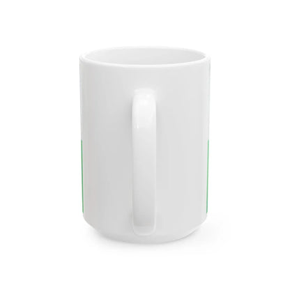 Rozzano-Bandiera (Italy) White Coffee Mug - Go Mug Yourself