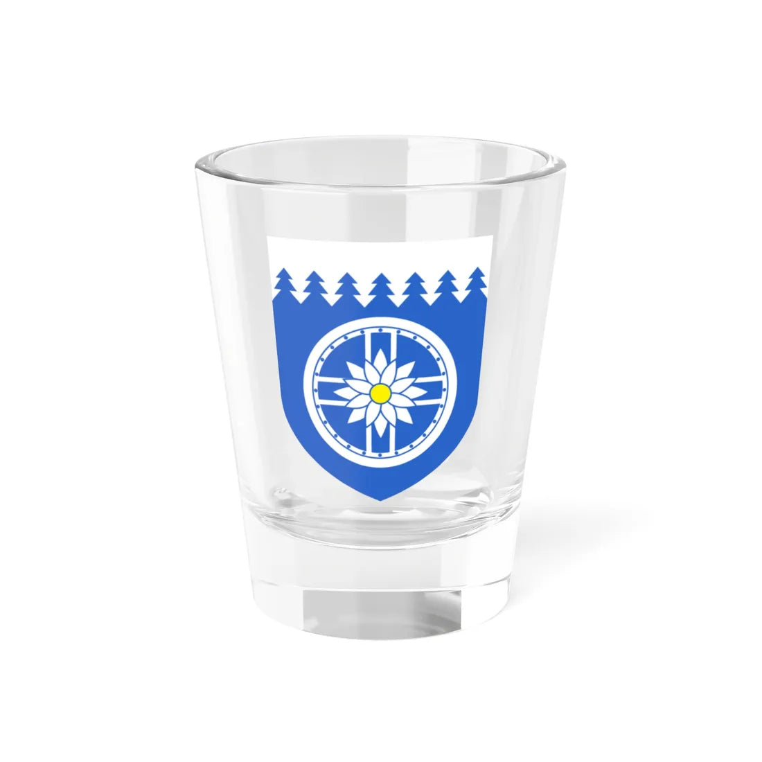 Räpina valla vapp (Estonia) (Coat of Arms) Shot Glass 1.5oz 1.5oz - Go Mug Yourself