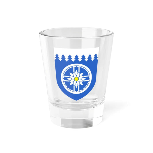 Räpina valla vapp (Estonia) (Coat of Arms) Shot Glass 1.5oz 1.5oz - Go Mug Yourself