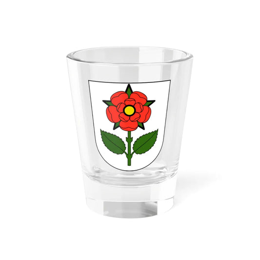 Rüschlikon-blazon (Switzerland) (Coat of Arms) Shot Glass 1.5oz 1.5oz - Go Mug Yourself
