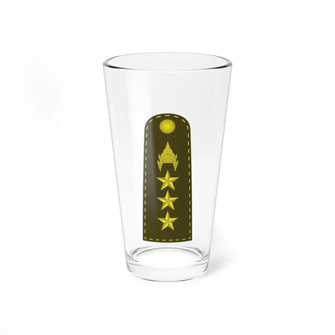 RTA 12 (Thailand) (Military Rank) Pint Glass 16oz 16oz - Go Mug Yourself
