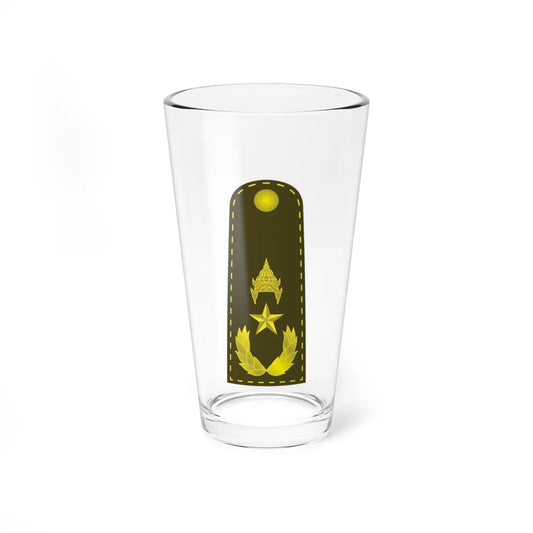 RTA 13 (Thailand) (Military Rank) Pint Glass 16oz 16oz - Go Mug Yourself
