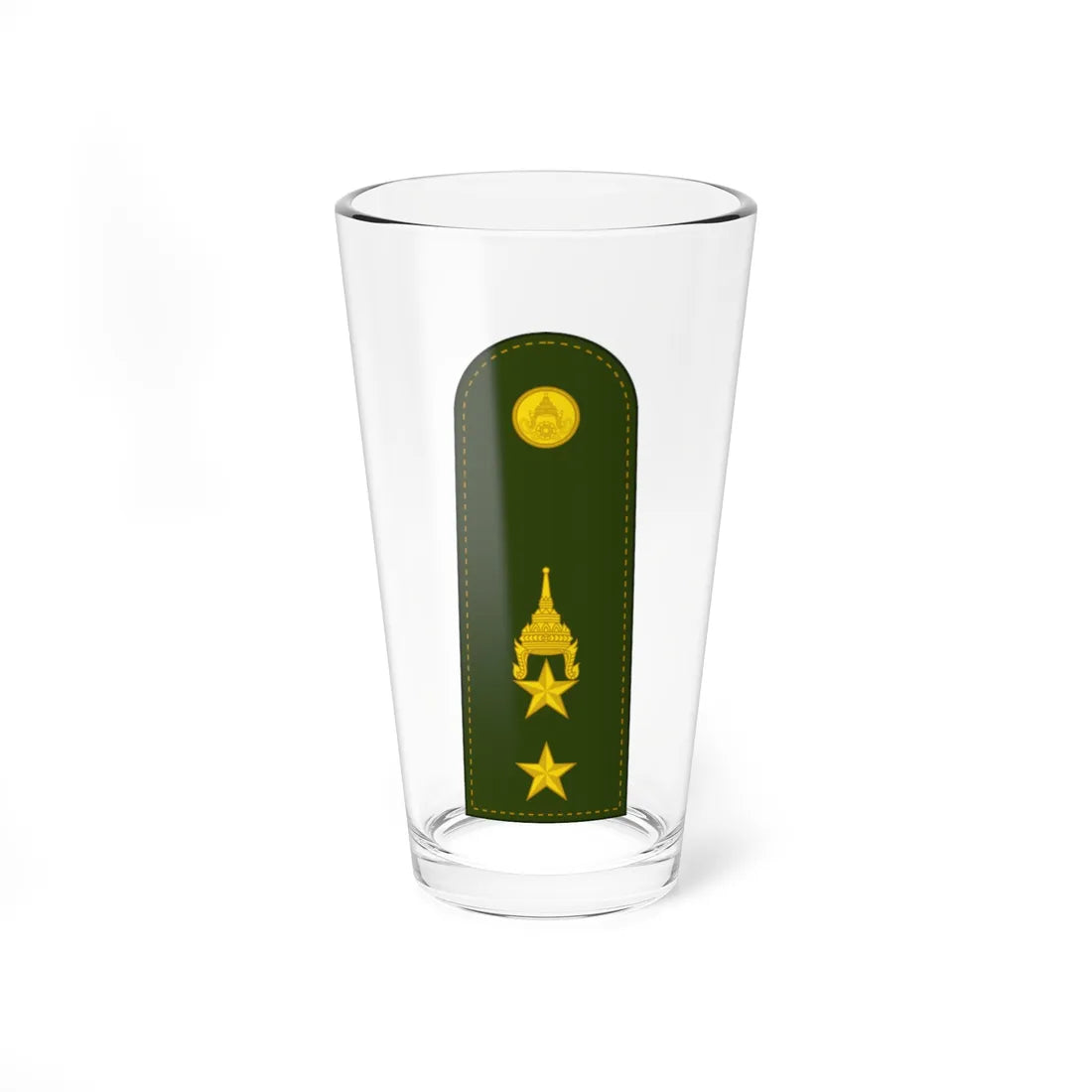 RTA OF 4 Lieutenant Colonel (Thailand) (Military Rank) Pint Glass 16oz 16oz - Go Mug Yourself