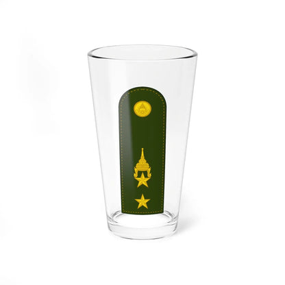RTA OF 4 Lieutenant Colonel (Thailand) (Military Rank) Pint Glass 16oz 16oz - Go Mug Yourself