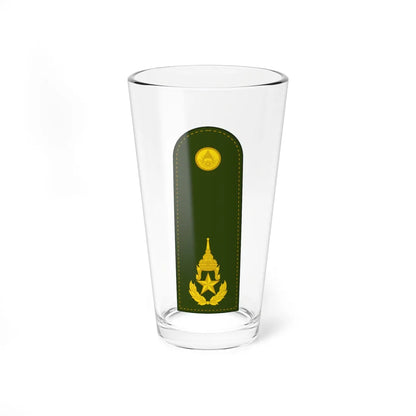 RTA OF 6 Brigadier (Thailand) (Military Rank) Pint Glass 16oz 16oz - Go Mug Yourself