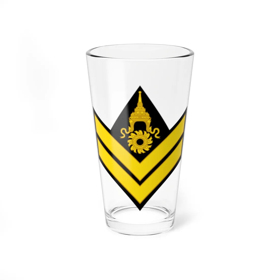RTA OR 4 Corporal (Thailand) (Military Rank) Pint Glass 16oz 16oz - Go Mug Yourself