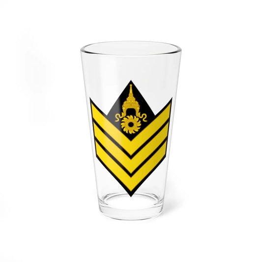 RTA OR 5 Sergeant (Thailand) (Military Rank) Pint Glass 16oz 16oz - Go Mug Yourself