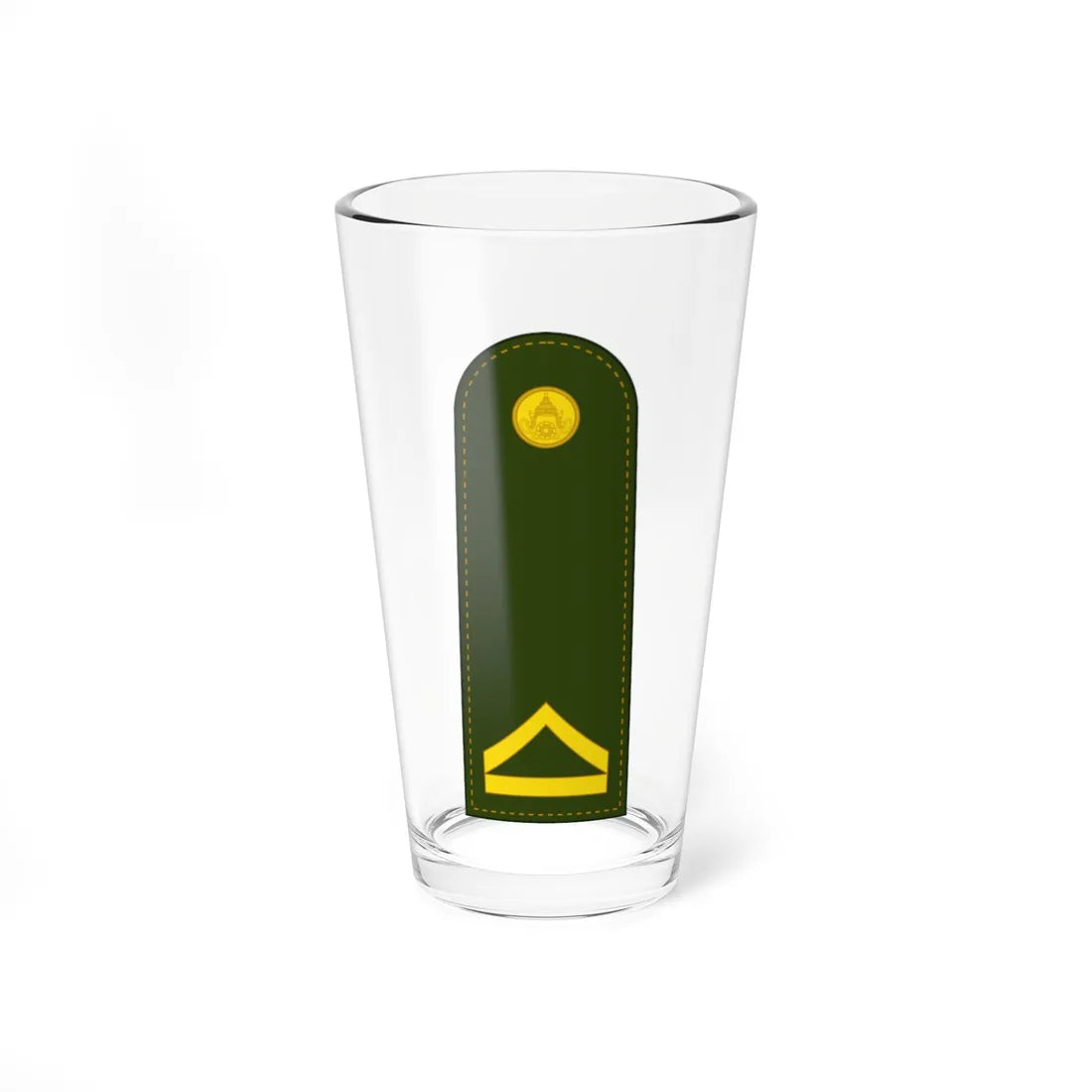RTA OR 7 Master Sergeant 3rd Class (Thailand) (Military Rank) Pint Glass 16oz 16oz - Go Mug Yourself