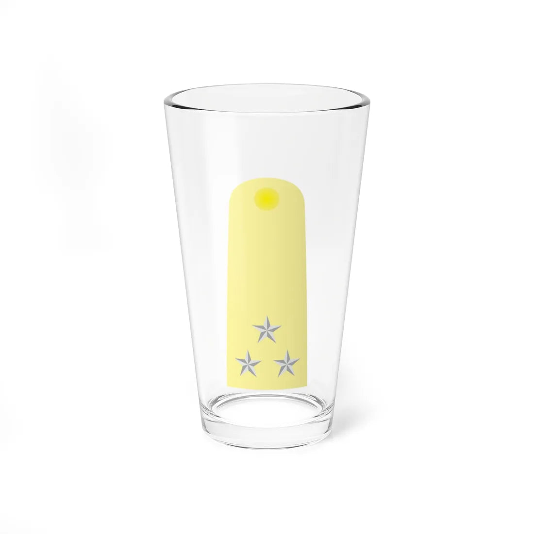 RTAF 08 (Thailand) (Military Rank) Pint Glass 16oz 16oz - Go Mug Yourself