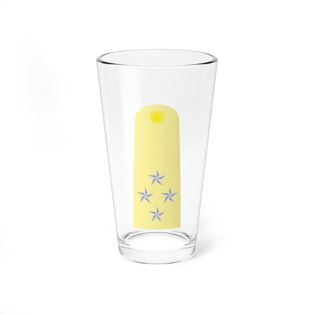 RTAF 09 (Thailand) (Military Rank) Pint Glass 16oz 16oz - Go Mug Yourself