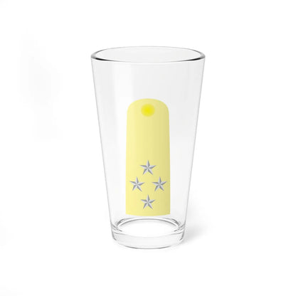 RTAF 09 (Thailand) (Military Rank) Pint Glass 16oz 16oz - Go Mug Yourself