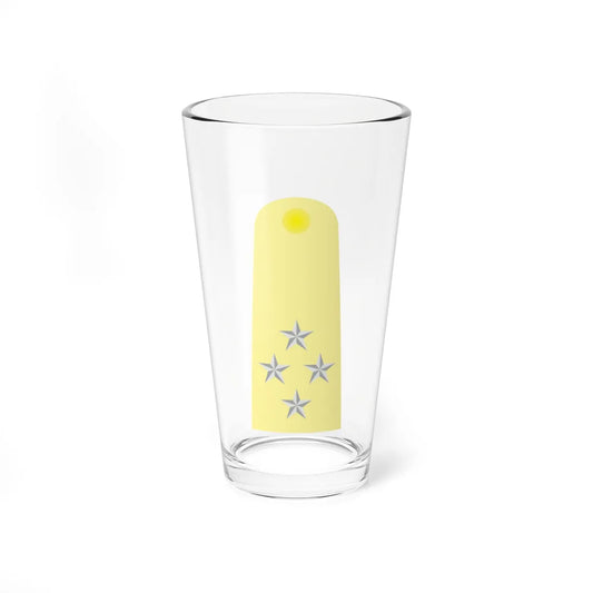 RTAF 09 (Thailand) (Military Rank) Pint Glass 16oz 16oz - Go Mug Yourself