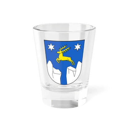 Rüthi-blazon (Switzerland) (Coat of Arms) Shot Glass 1.5oz 1.5oz - Go Mug Yourself