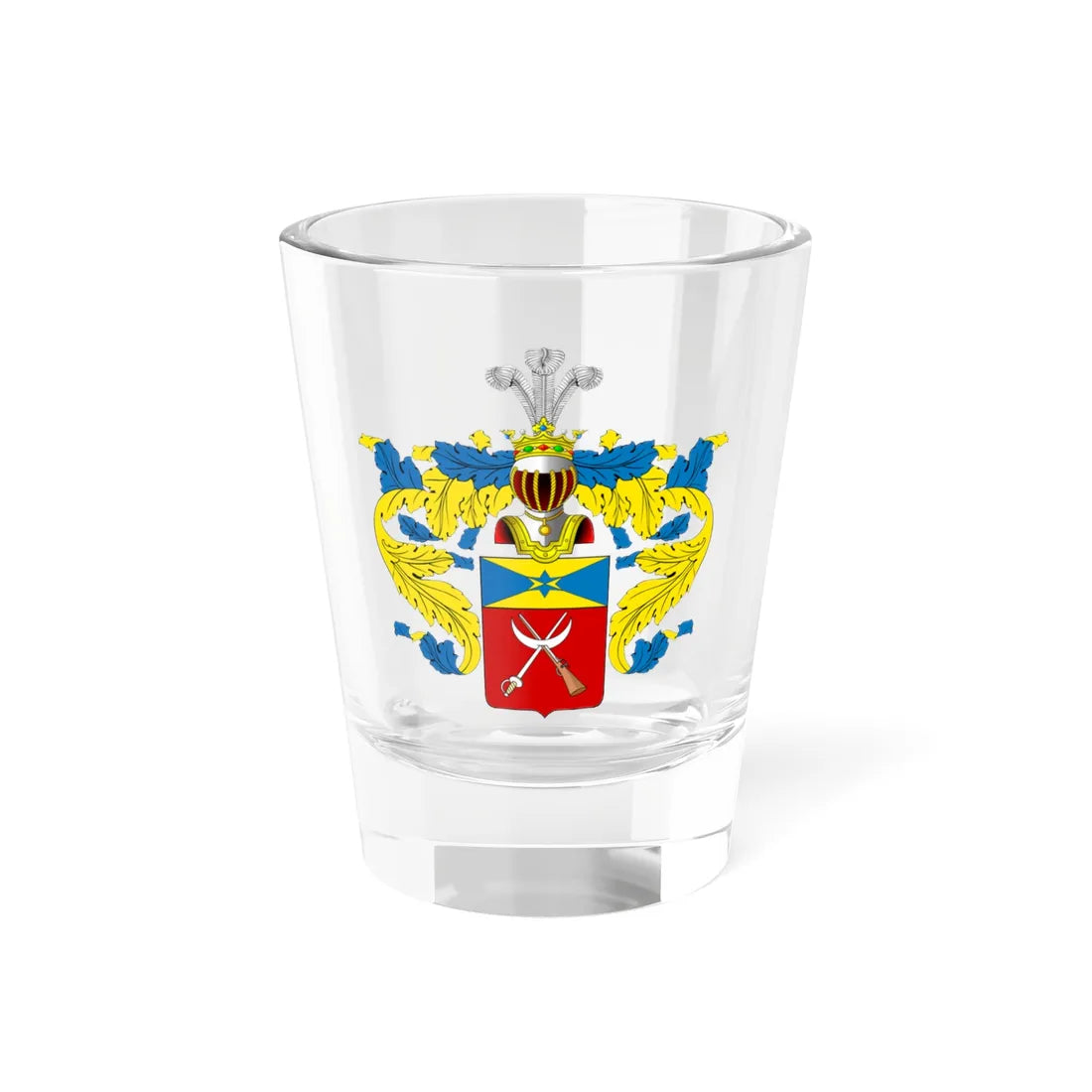 RU COA Andrejanow (Russia) (Coat of Arms) Shot Glass 1.5oz 1.5oz - Go Mug Yourself