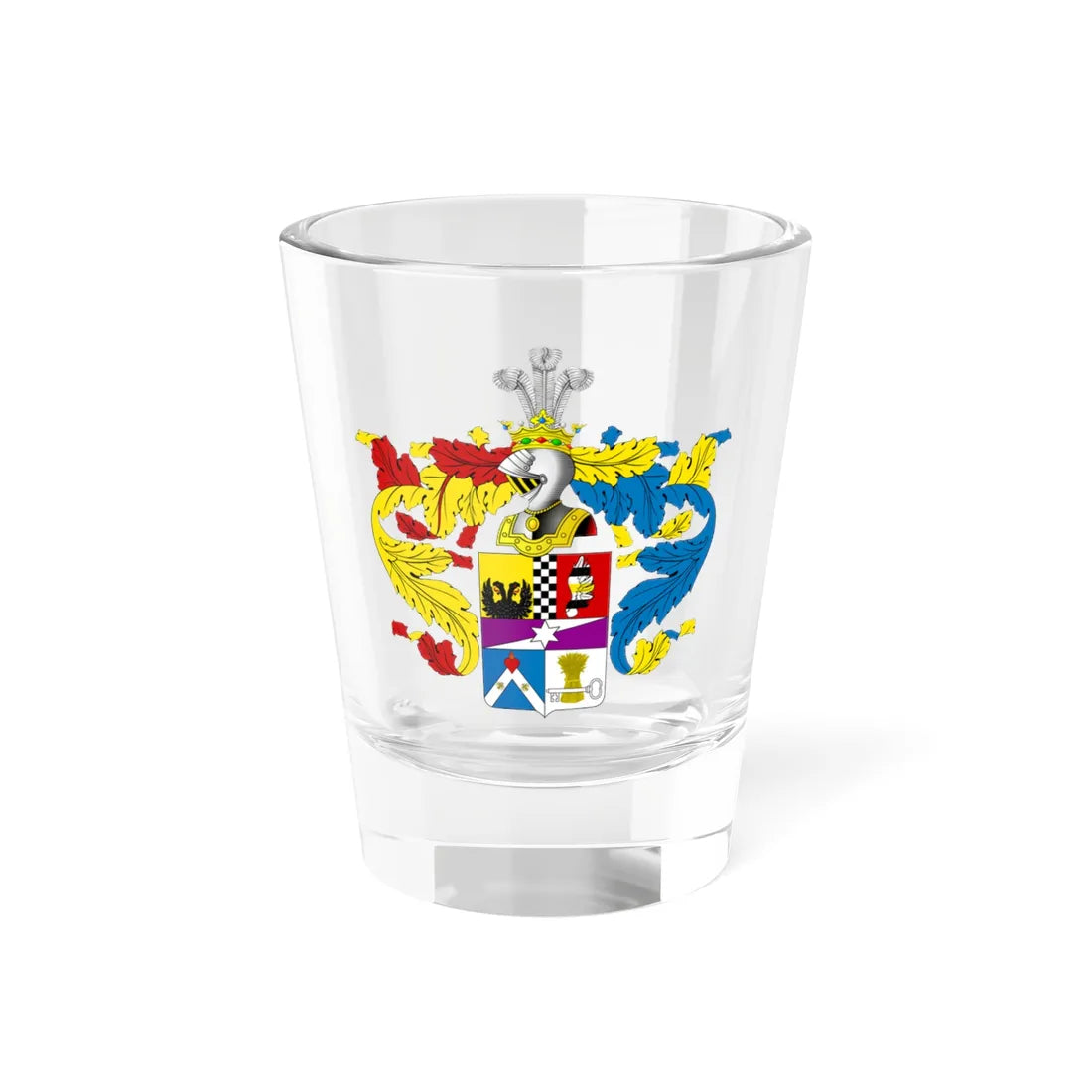 RU COA Averin (Russia) (Coat of Arms) Shot Glass 1.5oz 1.5oz - Go Mug Yourself