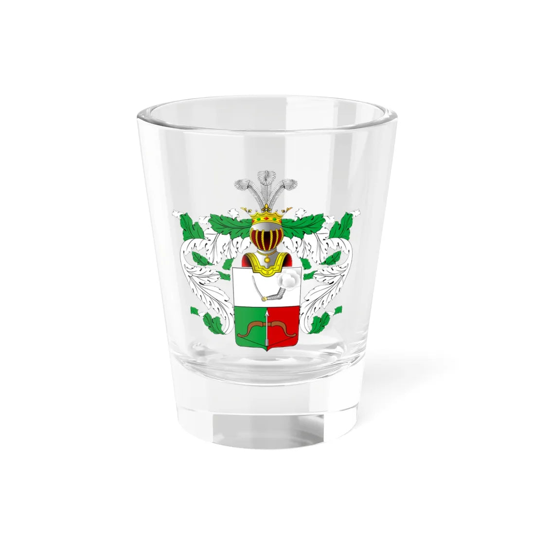 RU COA Chesnok IX 122 (Russia) (Coat of Arms) Shot Glass 1.5oz 1.5oz - Go Mug Yourself
