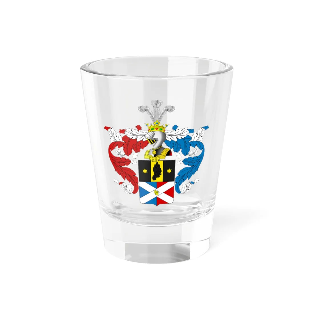 RU COA Christiani (Russia) (Coat of Arms) Shot Glass 1.5oz 1.5oz - Go Mug Yourself