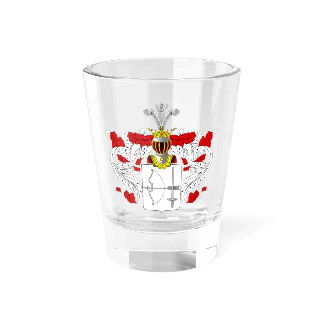 RU COA Chudorbii IV 137 (Russia) (Coat of Arms) Shot Glass 1.5oz 1.5oz - Go Mug Yourself