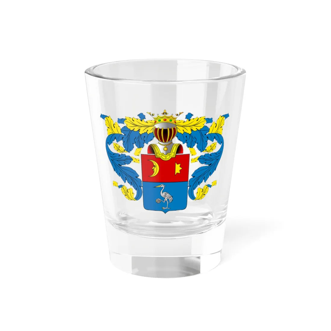 RU COA Chwoszczynski III 25 (Russia) (Coat of Arms) Shot Glass 1.5oz 1.5oz - Go Mug Yourself