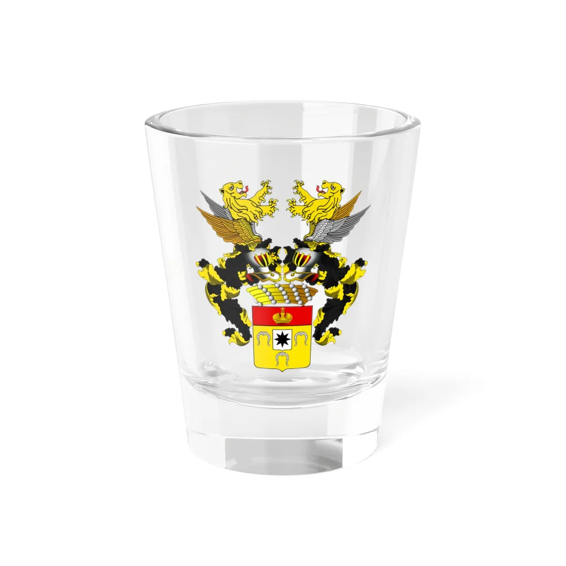 RU COA De Smeth (Russia) (Coat of Arms) Shot Glass 1.5oz 1.5oz - Go Mug Yourself