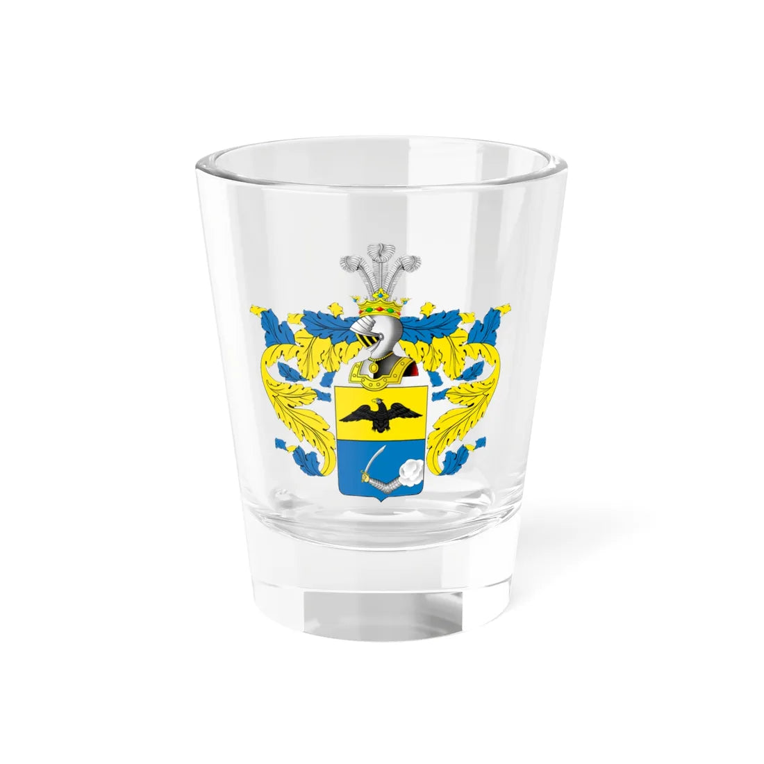 RU COA Delyanow (Russia) (Coat of Arms) Shot Glass 1.5oz 1.5oz - Go Mug Yourself