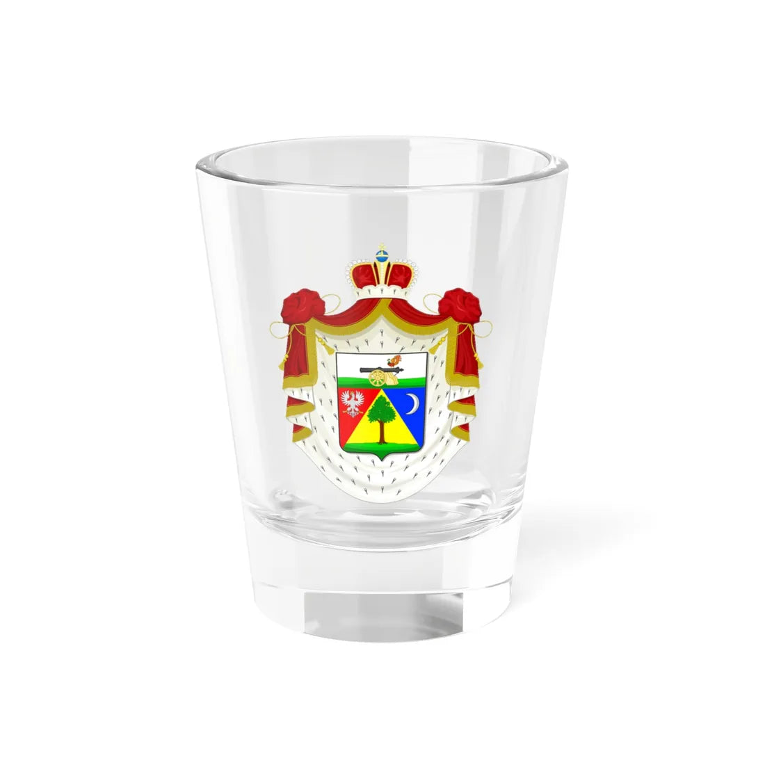 RU COA Dmitriev (Russia) (Coat of Arms) Shot Glass 1.5oz 1.5oz - Go Mug Yourself