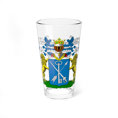 RU COA Kaysarov (Russia) (Coat of Arms) Pint Glass 16oz 16oz - Go Mug Yourself