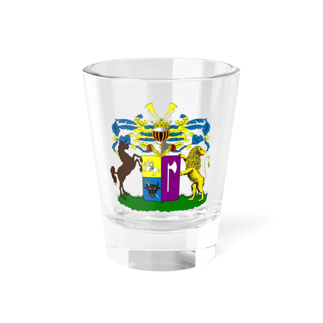 RU COA Kormilitsyn (Russia) (Coat of Arms) Shot Glass 1.5oz 1.5oz - Go Mug Yourself