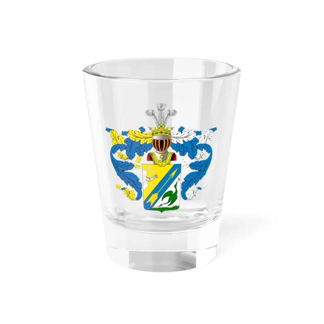 RU COA Lutkowski (Russia) (Coat of Arms) Shot Glass 1.5oz 1.5oz - Go Mug Yourself