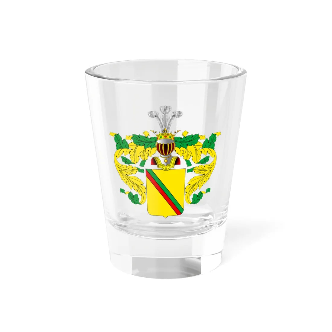 RU COA Masalov VII 127 (Russia) (Coat of Arms) Shot Glass 1.5oz 1.5oz - Go Mug Yourself
