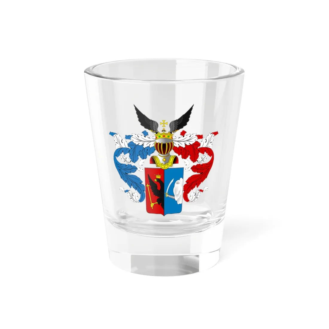 RU COA Maskatinjev VIII 86 (Russia) (Coat of Arms) Shot Glass 1.5oz 1.5oz - Go Mug Yourself
