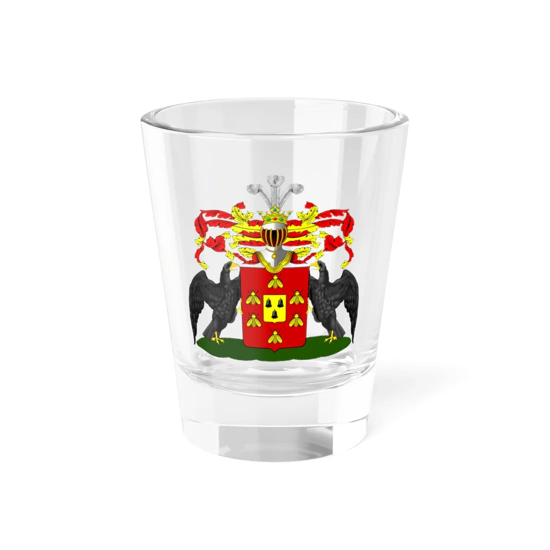 RU COA Melissino (Russia) (Coat of Arms) Shot Glass 1.5oz 1.5oz - Go Mug Yourself