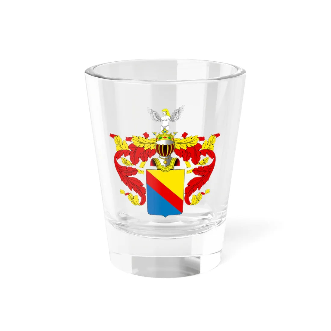 RU COA Mendel (Russia) (Coat of Arms) Shot Glass 1.5oz 1.5oz - Go Mug Yourself