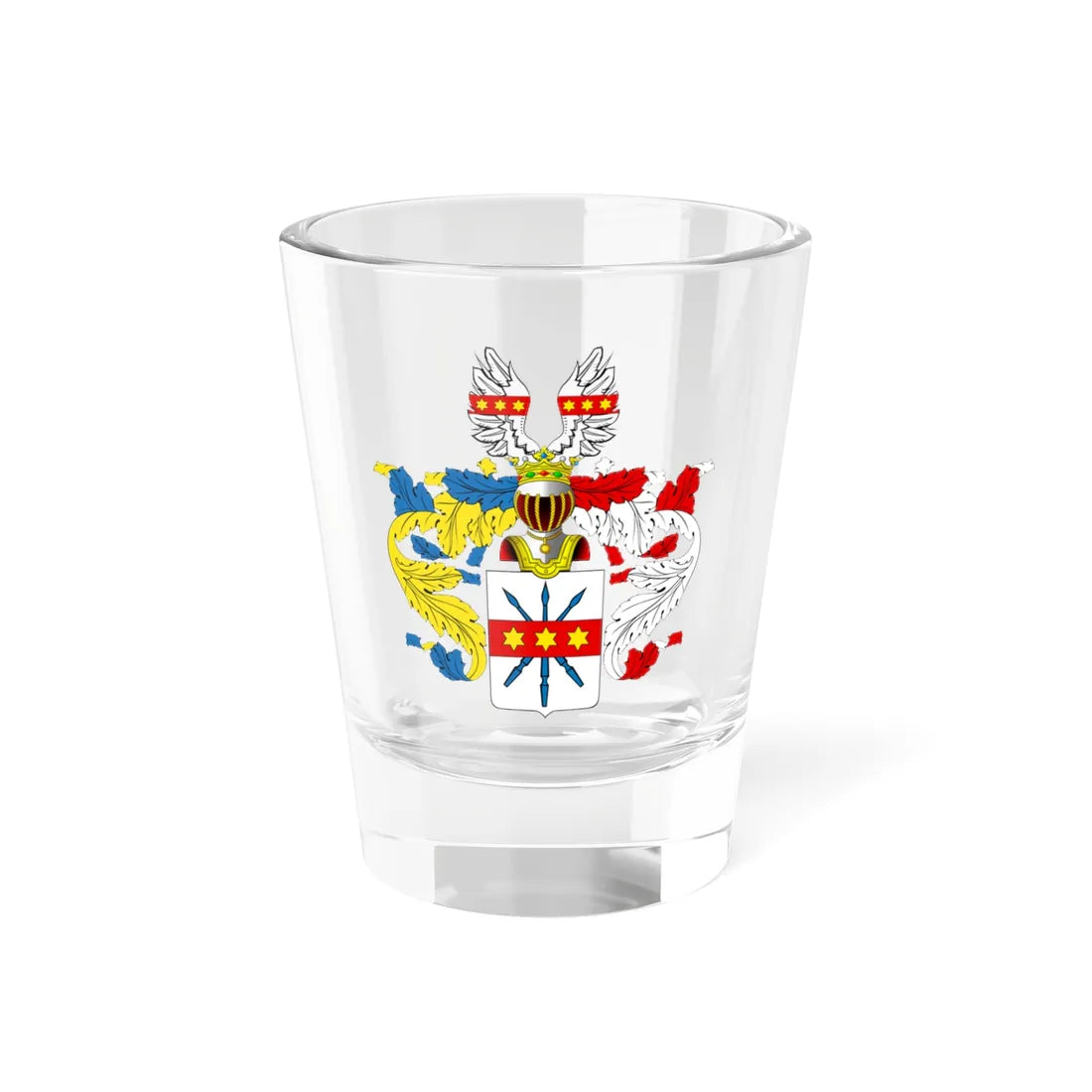 RU COA Merlin (Russia) (Coat of Arms) Shot Glass 1.5oz 1.5oz - Go Mug Yourself